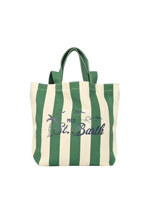 Borsa Tote Essential Beach in misto cotone a righe Mc2 Saint Barth | EBEC00107816L